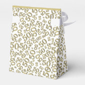 50番目のパーティー乱数パターン金ゴールド/白 フェイバーボックス (裏面サイド)