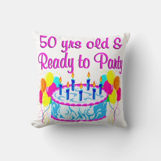 50番目のパーティーDIVA クッション (正面)