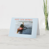 「50番目の誕生日とお楽しむ客様の日」 カード (正面)