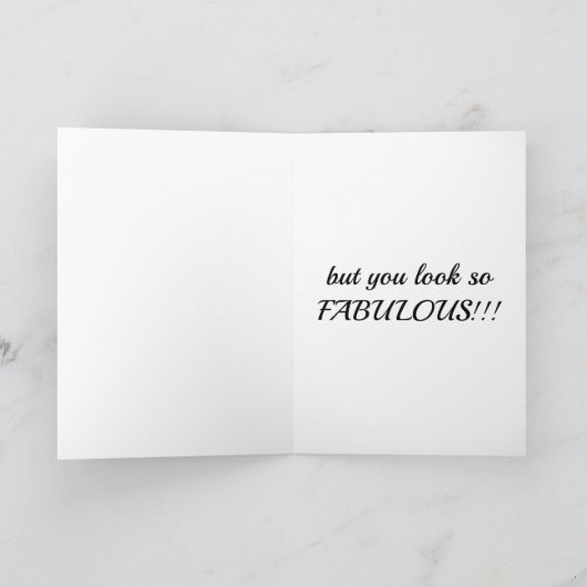 **50番目の誕生日のLLAMA**応答 カード (内部)