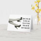 50番目の誕生日を蹴り落とすか、蹴り上げる カード (黄色い花)