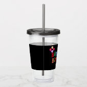 50番目の誕生日カラフルバルーパーソナライズされたン アクリルタンブラー (右)