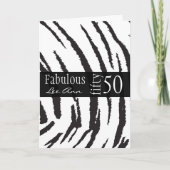 50番目の誕生日カードでベビーブーマー女性 カード (正面)