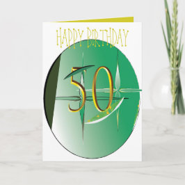 50番目の誕生日カード カード