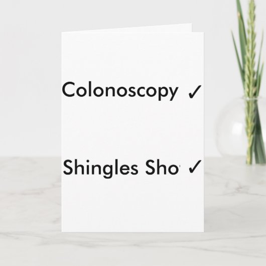 50番目の誕生日カード カード (正面)