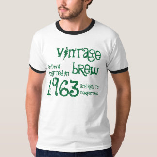 50番目の誕生日ギフト1963年ヴィンテージ醸造 Tシャツ