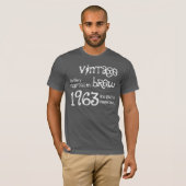 50番目の誕生日ギフト1963年ヴィンテージ醸造 Tシャツ (正面フル)