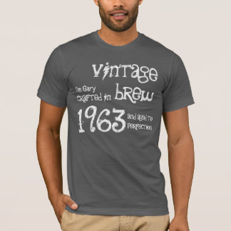 50番目の誕生日ギフト1963年ヴィンテージ醸造 Tシャツ