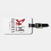 50番目の誕生日ギフトIm 50と素晴らしい贈り物 ラゲッジタグ (正面横)