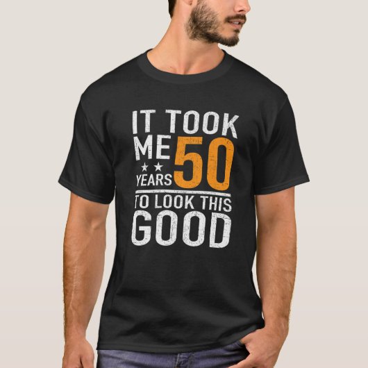 50番目の誕生日デザインが50歳の誕生日 Tシャツ (正面)