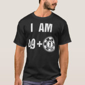 50番目の誕生日トランプのポーカー50年のトランプのポーカープレイヤーギフト  Tシャツ (正面)