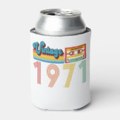 50番目の誕生日ヴィンテージレトロ1971カセットテープ 缶クーラー (缶正面)