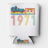 50番目の誕生日ヴィンテージレトロ1971カセットテープ 缶クーラー (正面)