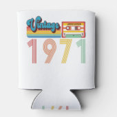 50番目の誕生日ヴィンテージレトロ1971カセットテープ 缶クーラー (裏面)