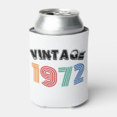 50番目の誕生日ヴィンテージ1972 缶クーラー (缶正面)