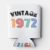 50番目の誕生日ヴィンテージ1972 缶クーラー (裏面)