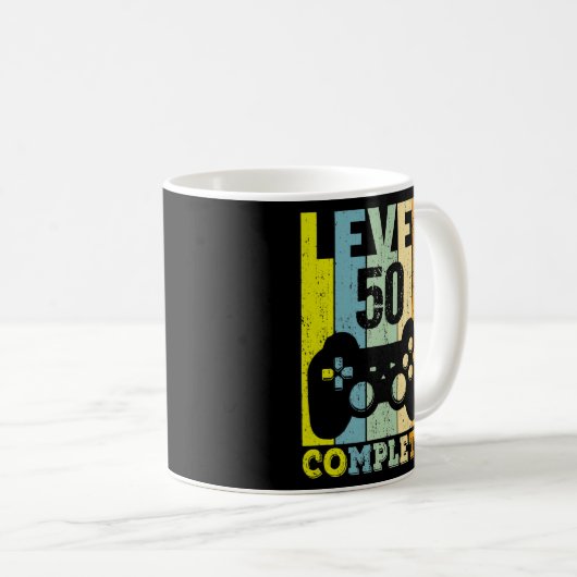 50番目の誕生日女性男性レベル50歳1972年おもしろい コーヒーマグカップ