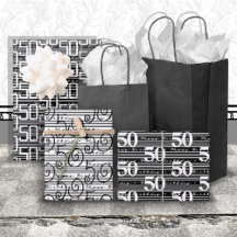 50番目の誕生日白黒ストライプの種類