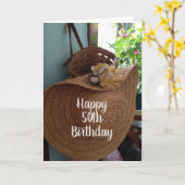 **50番目の誕生日**は、美しいWOAMカードを希望します。 カード (黄色い花)