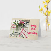 **50番目の誕生日**を私の「TWIN」に カード (黄色い花)