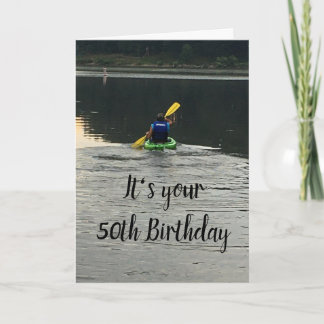 **50番目の誕生日** Uを幸せにするアウトドゥ カード