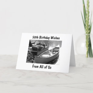「50番目」の誕生日の願い カード