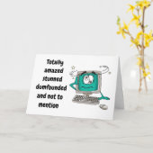 「50番目」の誕生日混乱型コンピュータカード カード (黄色い花)