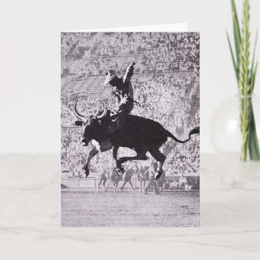 50番誕生日カードRodeo! カード (正面)