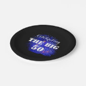 50祝の大きさ ペーパープレート (アングル)