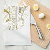 50祝周年記念 キッチンタオル (四つ折り)