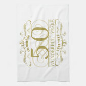 50祝周年記念 キッチンタオル (縦)