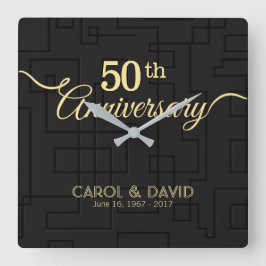 50祝周年。
カスタマイズ可能。 スクエア壁時計