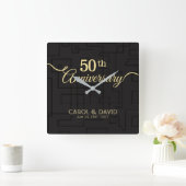 50祝周年。
カスタマイズ可能。 スクエア壁時計 (ホーム)