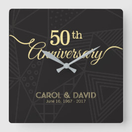 50祝周年。
カスタマイズ可能。 スクエア壁時計