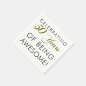 50祝年間の生素晴らし活 スタンダードカクテルナプキン (角)