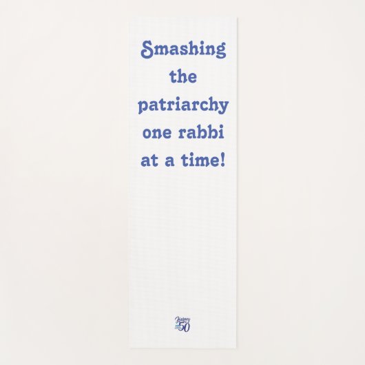 50祝歳の女性ラビヨガマット ヨガマット (正面)