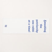 50祝歳の女性ラビヨガマット ヨガマット (正面(横))