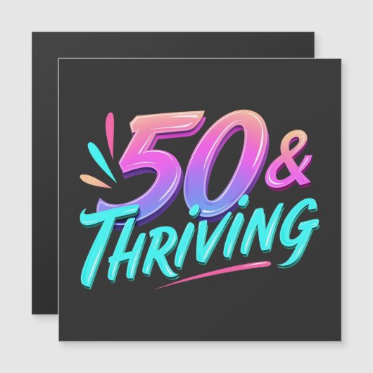 50祝thと繁栄誕生日 (正面/裏面)