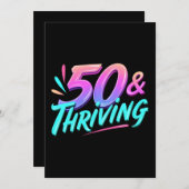 50祝thと繁栄誕生日 セーブザデート (正面/裏面)