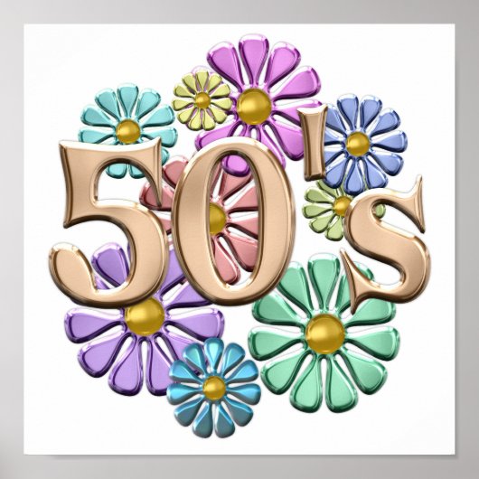 50秒レトロ ポスター (正面)