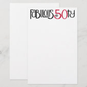 50種類の赤いひな形で素晴らしい 便箋 (正面/裏面)