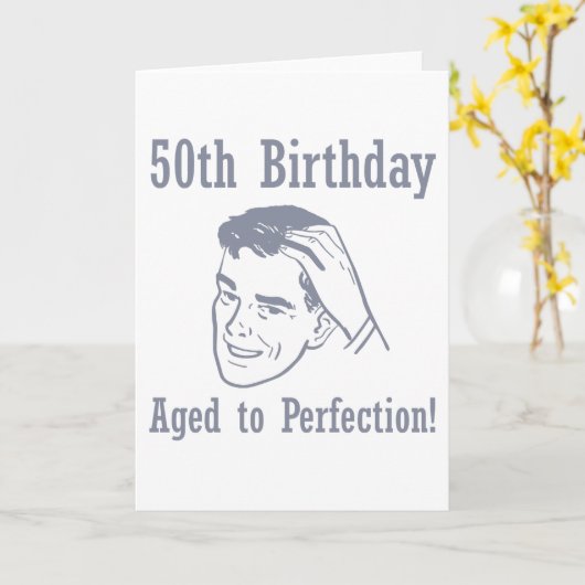 50笑わされる番目の誕生日 カード (黄色い花)