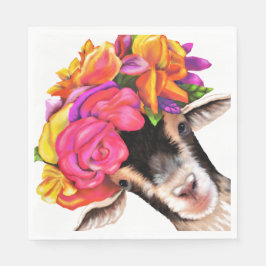 50紙ナプキンス – ヤギのポゼイ スタンダードランチョンナプキン