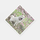 50紙ナプキンス – 白秋田 スタンダードランチョンナプキン (角)