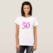 50素敵な50歳の誕生日シャツ Tシャツ (正面フル)