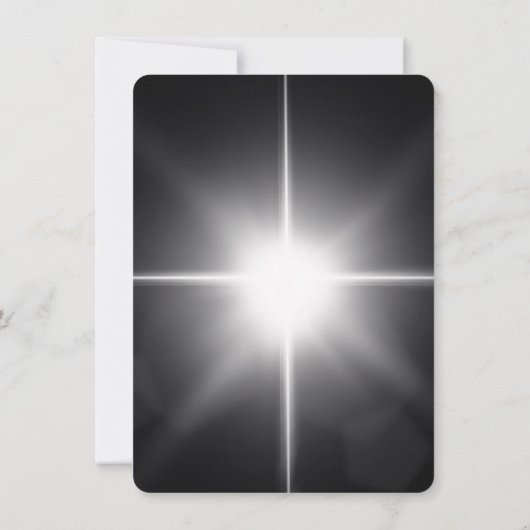 50素晴らしいシンプルピンクはっきりしたのティール（緑がかった色）白、星つき 招待状 (裏面)