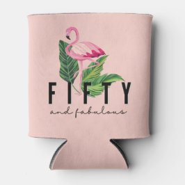 50素晴らしいピンクフラミンゴ50誕生日 缶クーラー