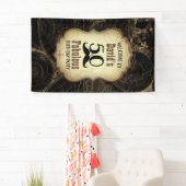 50素晴らしい口ひげヴィンテージマップ誕生日パーティー 横断幕 (インサイチュ)