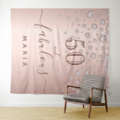 50素晴らしい誕生日オース・金ゴールド・ダイヤモンド・グラム タペストリー (インサイチュ(横))