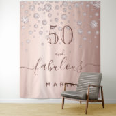 50素晴らしい誕生日オース・金ゴールド・ダイヤモンド・グラム タペストリー (インサイチュ)